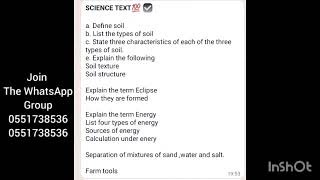 WASSCE 2023 QUESTION INTEGRATED SCIENCE [upl. by Miko864]