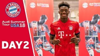 Alphonso Davies signs contract until 2023 with FC Bayern  USA  Day 2 [upl. by Keiryt]