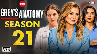 GREYS ANATOMY Season 21 Trailer  ABC Release Date Cast Episode 1 Renewed New Series 2025 [upl. by Tarrance]