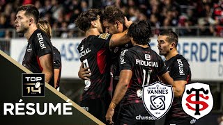 TOP 14  J1  Résumé partie complète RC Vannes vs Stade Toulousain  Saison 20242025 [upl. by Chapen342]