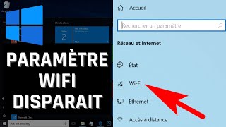 WiFi napparait pas dans les paramètres réseaux et internet  Windows 10 [upl. by Anirehtak532]