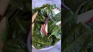 How To Make Easy Spinach Salad [upl. by Ddot]