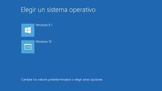 Repara Arranque de Windows 7810 ► Quitar Selección de Sistema Operativo al Encender tu PC [upl. by Inavoj]