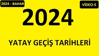 2024 YATAY GEÇİŞ TARİHLERİ 2024 BAHAR DÖNEMİ GEÇİŞ TARİHLERİ YATAY GEÇİŞ VİDEO 5 [upl. by Ahselet785]