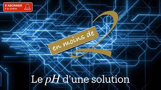 Le pH d’une solution en Terminale [upl. by Akinam82]