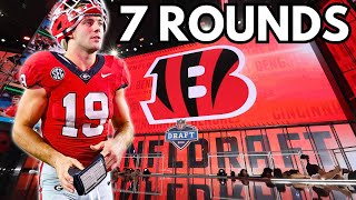 Cincinnati Bengals 7Round 2024 Mock NFL Draft  2024 Dynasty Fantasy Football [upl. by Aierdna]