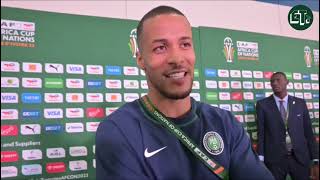 AFCON 2023  William TroostEkong reacts to the Super Eagles 11 draw against Equatorial Guinea [upl. by Ayahsal]