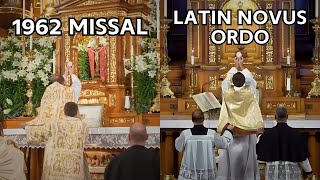 St John Cantius Latin Mass and Novus Ordo  Side by Side [upl. by Felike945]