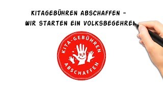 Volksbegehren für gebührenfreie Kitas in BadenWürttemberg [upl. by Aniger]