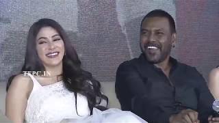 Kanchana 3 Team Interview  Raghava Lawrence  Vedhika  TFPC [upl. by Aztirak]