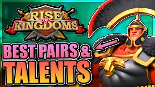 Best Scipio pairs amp talents is Leonidas dead Rise of Kingdoms [upl. by Naenej]