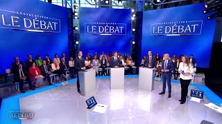 Suivez le débat entre Gabriel Attal Jordan Bardella et Manuel Bompard [upl. by Calore]