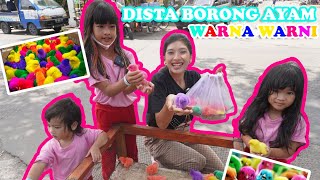 DISTA BORONG AYAM WARNA WARNI😁  AYAMNYA KABUR SEMUA viralvideos [upl. by Ennayhs]