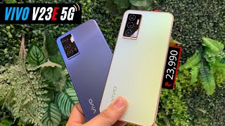 Vivo V23e 5G Unboxing amp First Impressions ⚡ Dimensity 810 Amoled Color Changing Design amp More [upl. by Akilaz]