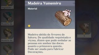 Genshin impact madeira de yumemiru [upl. by Aziar570]