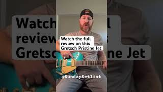 Watch the full review of this Gretsch Pristine Jet Link here 👉🏻 guitar guitarreviews shorts [upl. by Enyallij943]