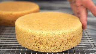 How to Get Flat Cake Layers [upl. by Ahola]