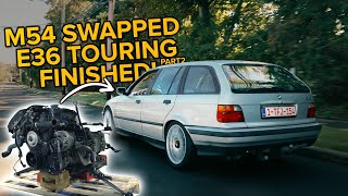 Getting Our M54 Engine Swapped BMW E36 Wagon Running [upl. by Dunn]