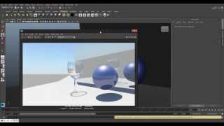 Como Hacer un Material de Espejo Con Mental Ray en Maya 2014 [upl. by Nonnairb417]