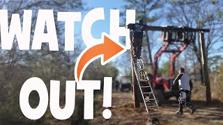 I ALMOST DIE Setting posts with Mahindra 4540 and Auger Pt 2 [upl. by Fae]