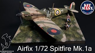 Airfix 172 Spitfire Mk 1a  Full Build Video [upl. by Pardner]