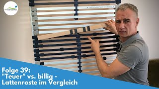 Teuer vs Billig  Lattenroste im Vergleich  Folge 39 [upl. by Ramonda]