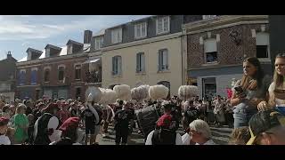 Fête des Fleurs  Corso Fleuri  Société de Gilles et leurs Dames 44  CayeuxsurMer 80  2024 [upl. by Soren]