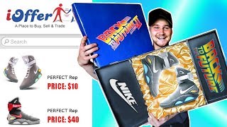 BUYING THE CHEAPEST MOST LEGIT SELF LACING AIR MAGS OFF IOFFER [upl. by Ecneret]