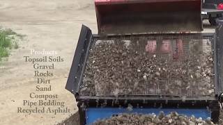 Screening Gravel with DeSite SLG68 Vibratory Screening [upl. by Leinaj]