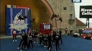 Navarro College Cheerleaders 2006 NCA show on Fox Sports Net NC Corsicana TX [upl. by Asillem441]