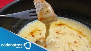 Receta para preparar fondue de cerveza Receta de fondue  Cocinando con Marco Di Mauro [upl. by Gnay625]