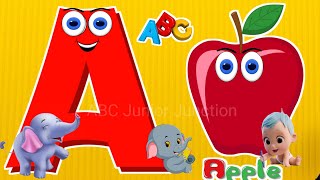 Phonics Song  ABC Song  A for Apple  Tiny Tots  Kiddos Study Zone ABC lyrics song phonicssong [upl. by Thoer]