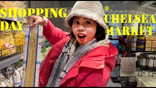 ♡ VLOG 10 ♡ NYC vlog pt3  Window Shopping  Chelsea Market 🍕🌭  Rockerfeller Tree 🎄 [upl. by Yoshio]