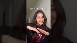 Wait for the transition😱🥰 transitions viral indian shortsfeed reels [upl. by Nuawtna]