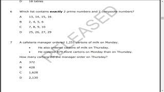 4th Grade NC Math EOG Review Question 6 [upl. by Eiramanel514]