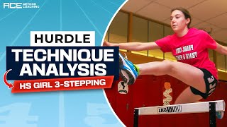 How to Get Faster Hurdling  How to Hurdle Faster  Hurdling Technique AnalysisHigh school Girl [upl. by Ynavoeg660]