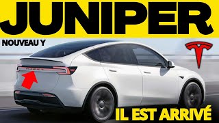 Nouveau Tesla Model Y Juniper 2025  Autonomie Accrue Nouveau Moteur Et Détails Incroyables [upl. by Paige]