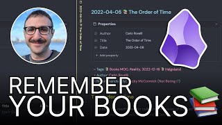 📚Obsidian Book Notes System and Template [upl. by Chaker163]