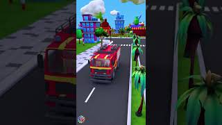 Fire Truck Song  Car Songs Shorts [upl. by Kam]