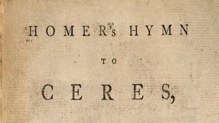 Homers Hymn to Ceres Richard Hole [upl. by Lehte461]