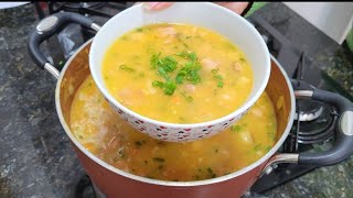 CALDO DE MANDIOCA COM LINGUIÇA TOSCANA  Receita fácil  Muito bom para se aquecer nesse frio ❤️ [upl. by Webb]