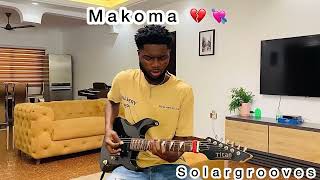 King paluta  Makoma lead guitar 🎸 cover [upl. by Selda247]