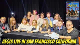 AEGIS LIVE IN SAN FRANCISCO CALIFORNIA ✅️PINOY IN AMERICA [upl. by Sylas]