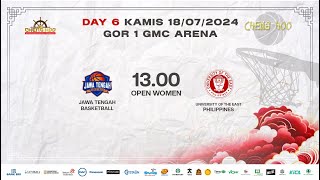 CHENGHOO CUP 2024  OPEN WOMEN JAWA TENGAH BASKETBALL VS UE PHILIPPINES [upl. by Macmillan]