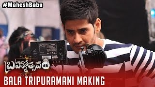 Brahmotsavam Songs Making  Bala Tripuramani Song  Mahesh Babu  Kajal Aggarwal  Samantha [upl. by Raimondo]