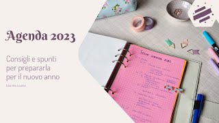 Come ho preparato la mia agenda ad anelli per il 2023 [upl. by Bertina765]