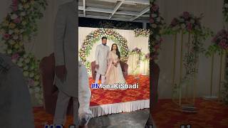 My Punjabi Wedding Reception 😍 MonaKiShadi Shorts Viral [upl. by Kimber]