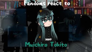 Fandoms react to each other  Muichiro Tokito  Demon slayer RusEng 05075 [upl. by Sirmons]