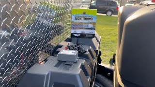 TireMinder Solar TPMS Battery Connection to trailer battery [upl. by Aniratac38]