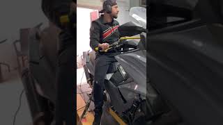 Kymco AK 550 Dyno [upl. by Ellehcyar]